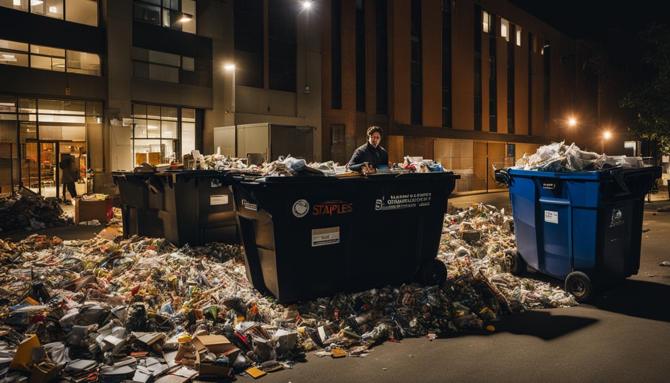 Can You Dumpster Dive at Staples?