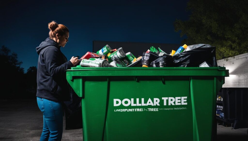 Dollar Tree dumpster diving