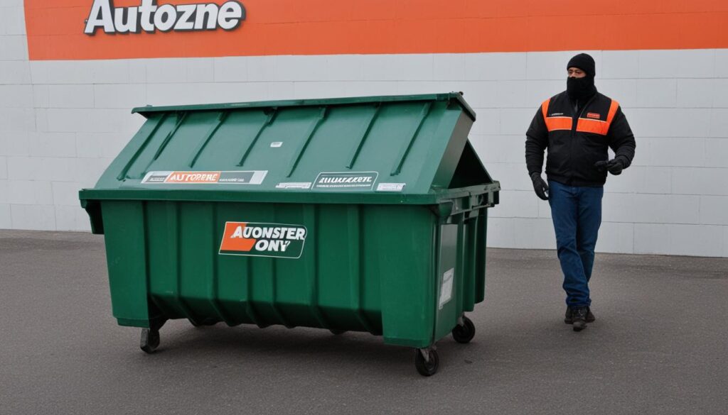 Dumpster Diving Laws at AutoZone