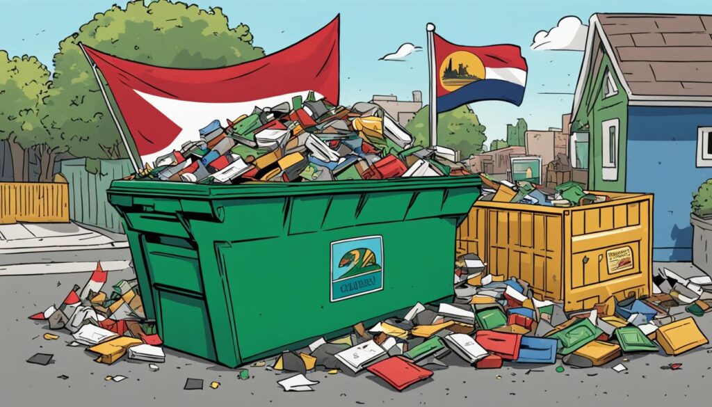 Dumpster diving laws and regulations in California