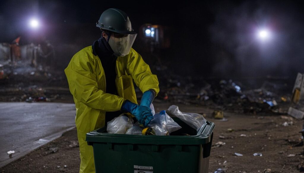 Dumpster diving safety