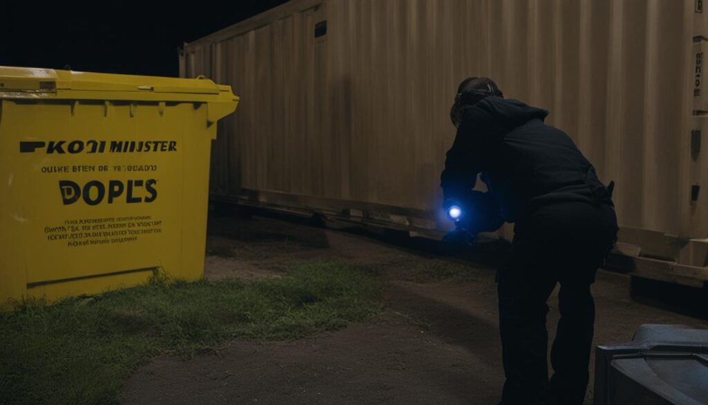 Dumpster diving safety