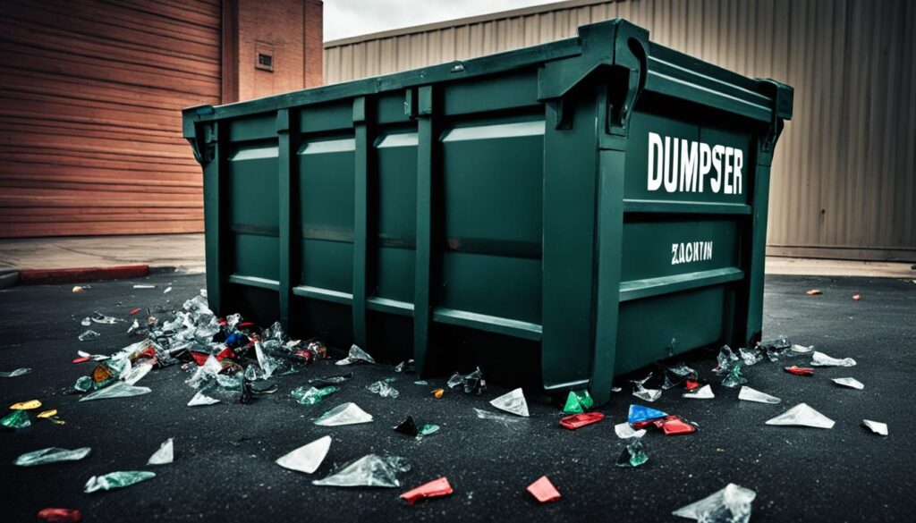 Risks and challenges of dumpster diving