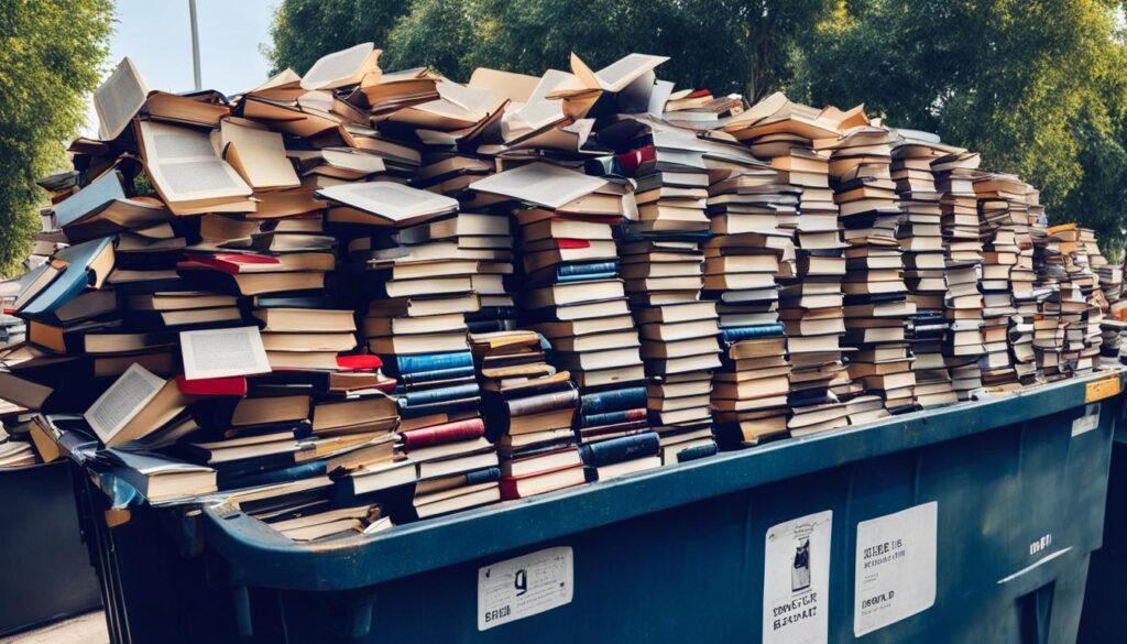 Valuable items at Barnes & Noble Dumpsters