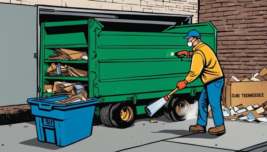 best practices for dumpster diving in Tennessee