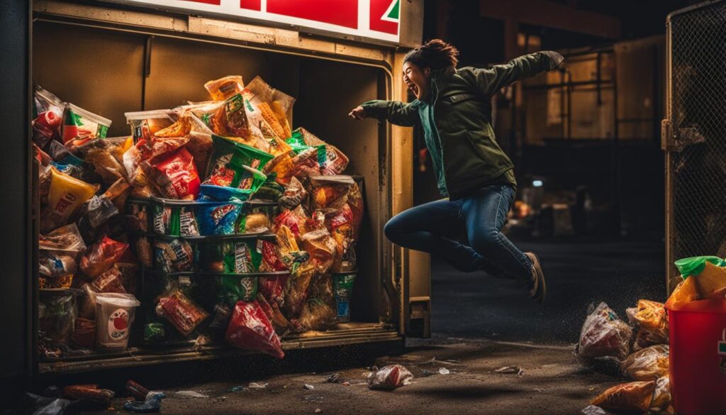 dumpster diving at 7-Eleven