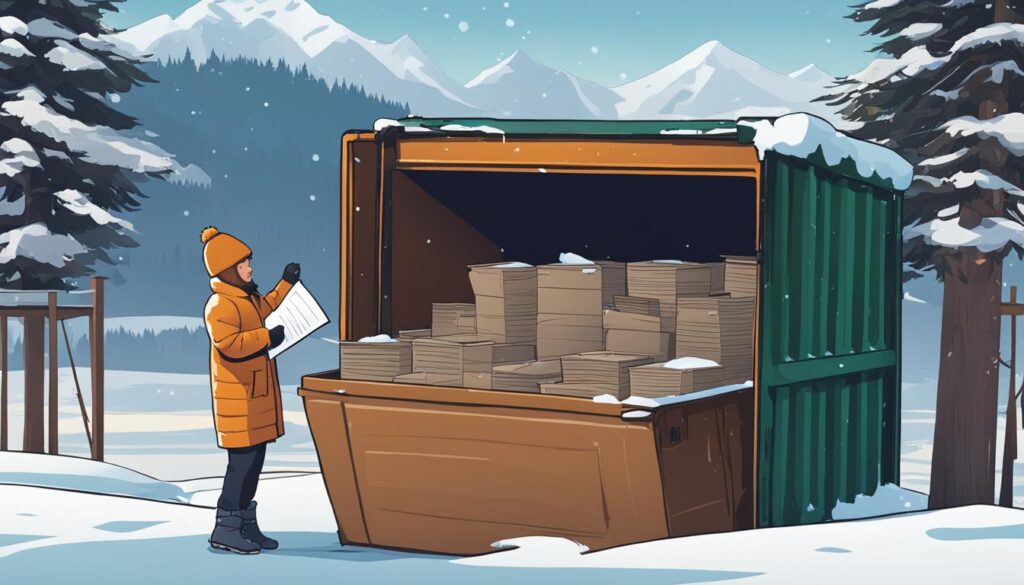 dumpster diving guidelines in Alaska