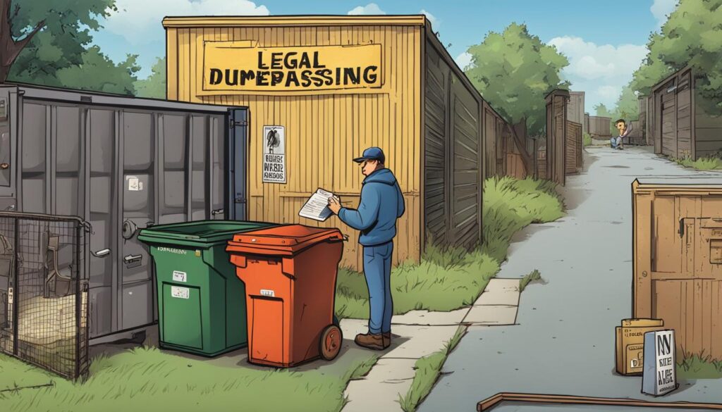 dumpster diving legality in Illinois