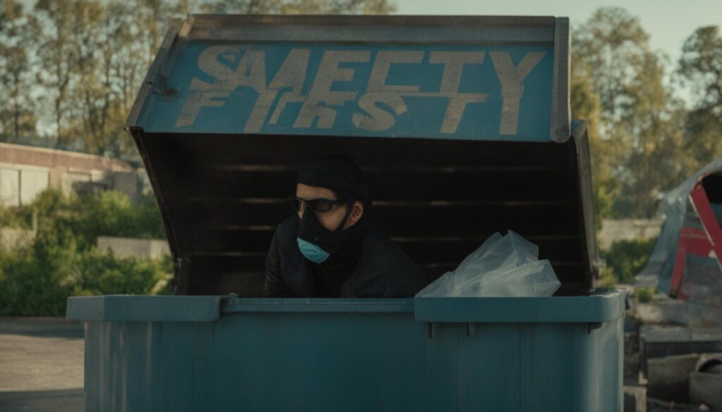 dumpster diving safety