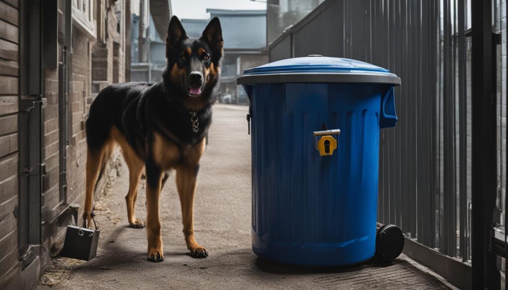 enforcing trash can rules