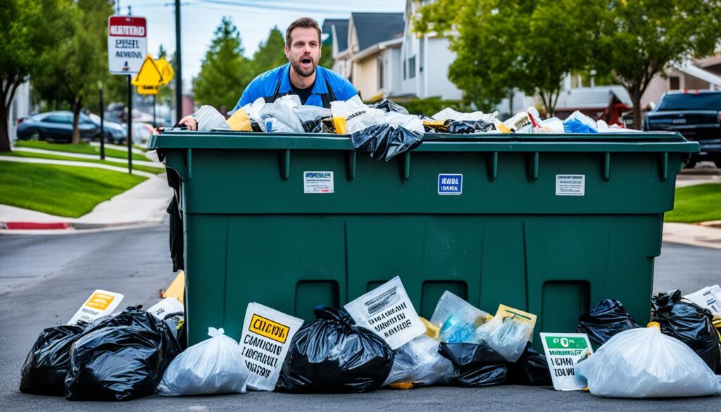 Dumpster diving