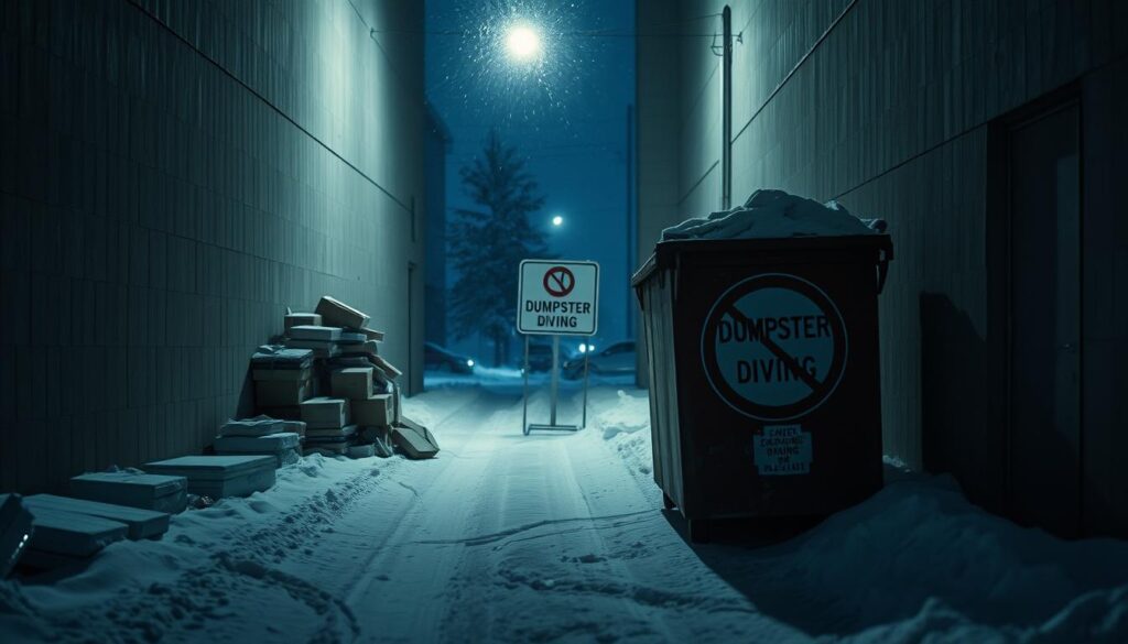 Dumpster diving restrictions in Alaska