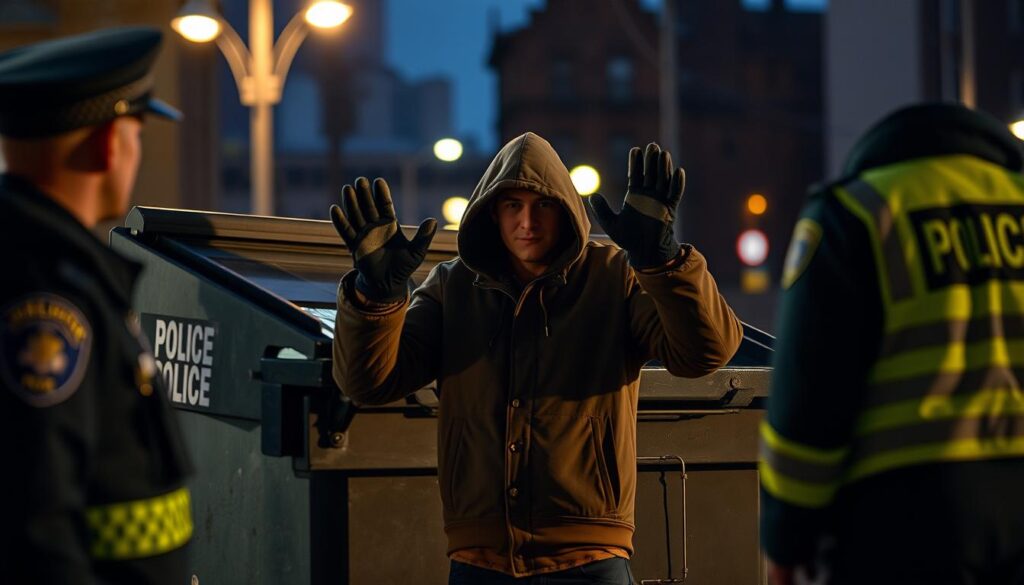 Handling Police While Dumpster Diving