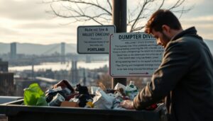 Read more about the article Is It Legal to Dumpster Dive in Oregon? Laws & Local Rules Explained