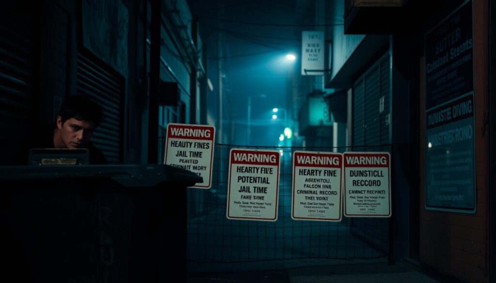 Penalties for Dumpster Diving in Hawaii