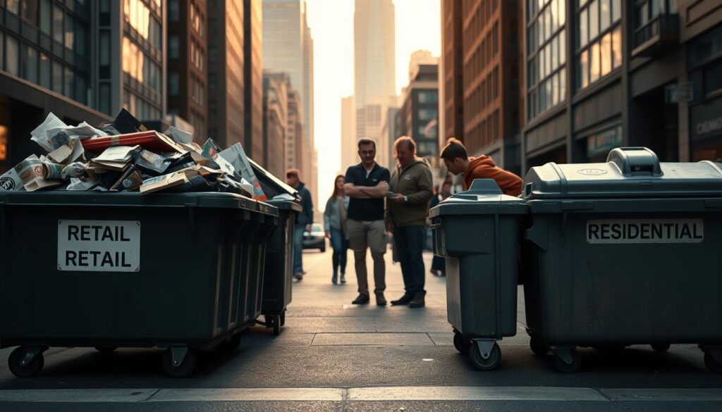 Retail vs Residential Dumpster Diving