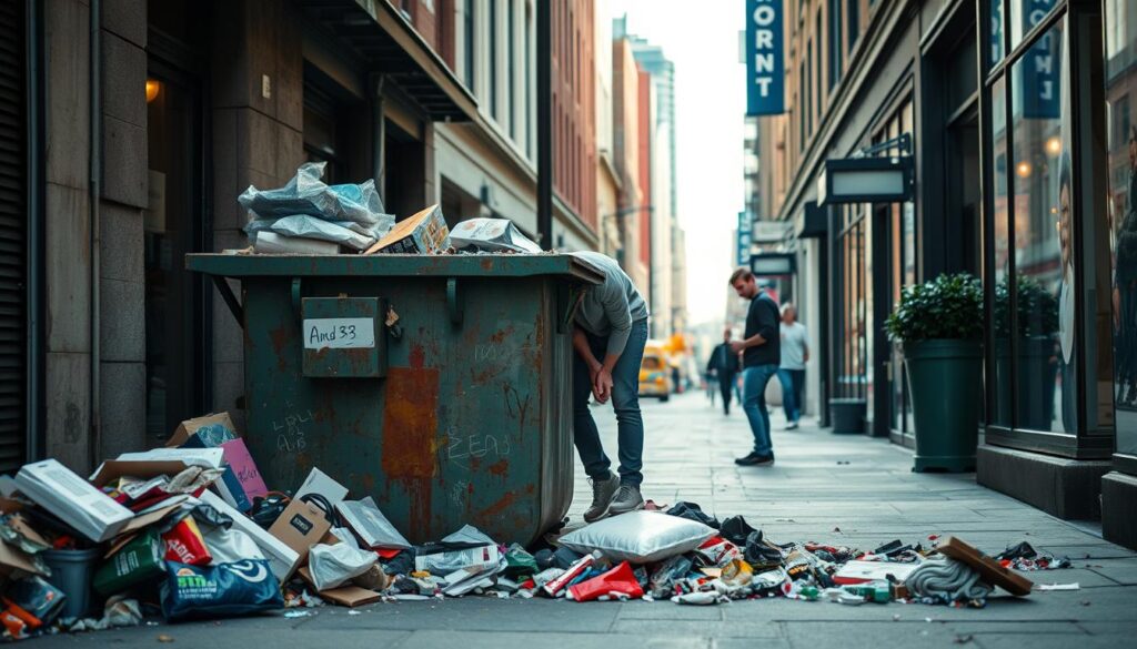dumpster diving Portland Oregon