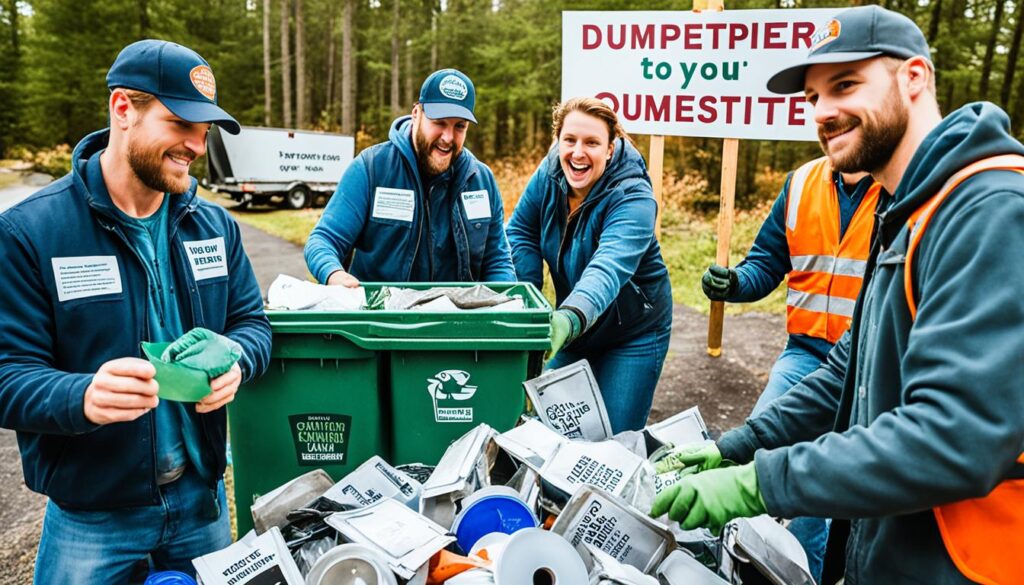 dumpster diving etiquette