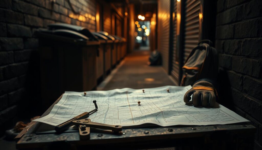 dumpster diving route planning