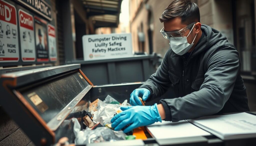 dumpster diving safety