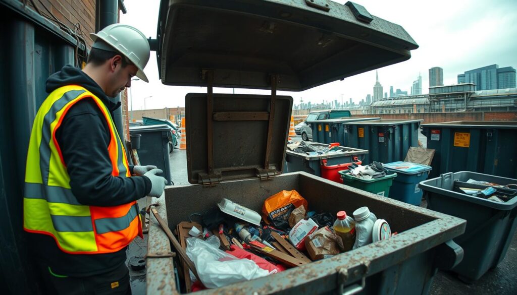 dumpster diving safety