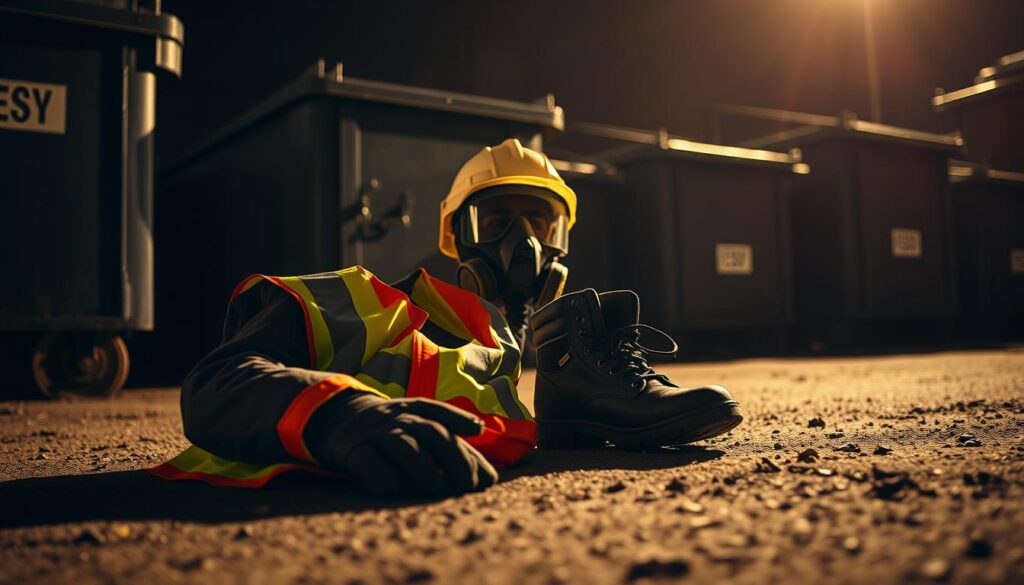dumpster diving safety equipment