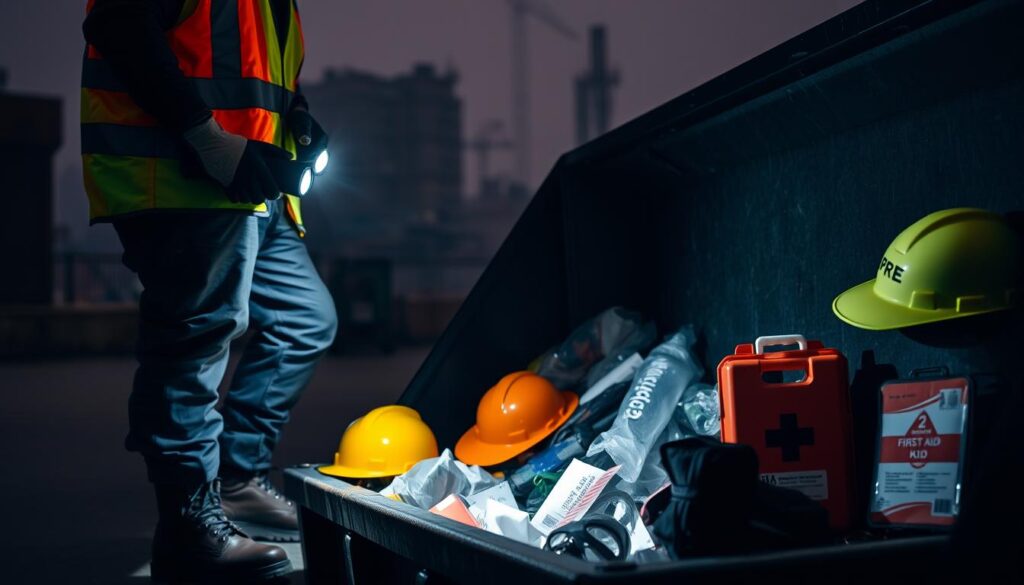 dumpster diving safety gear