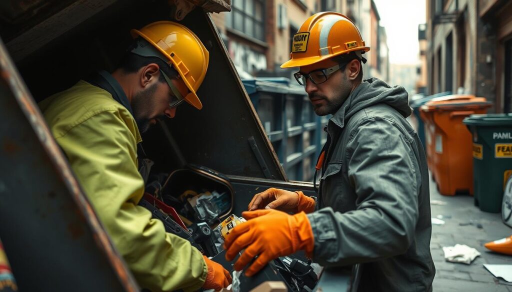 dumpster diving safety tips