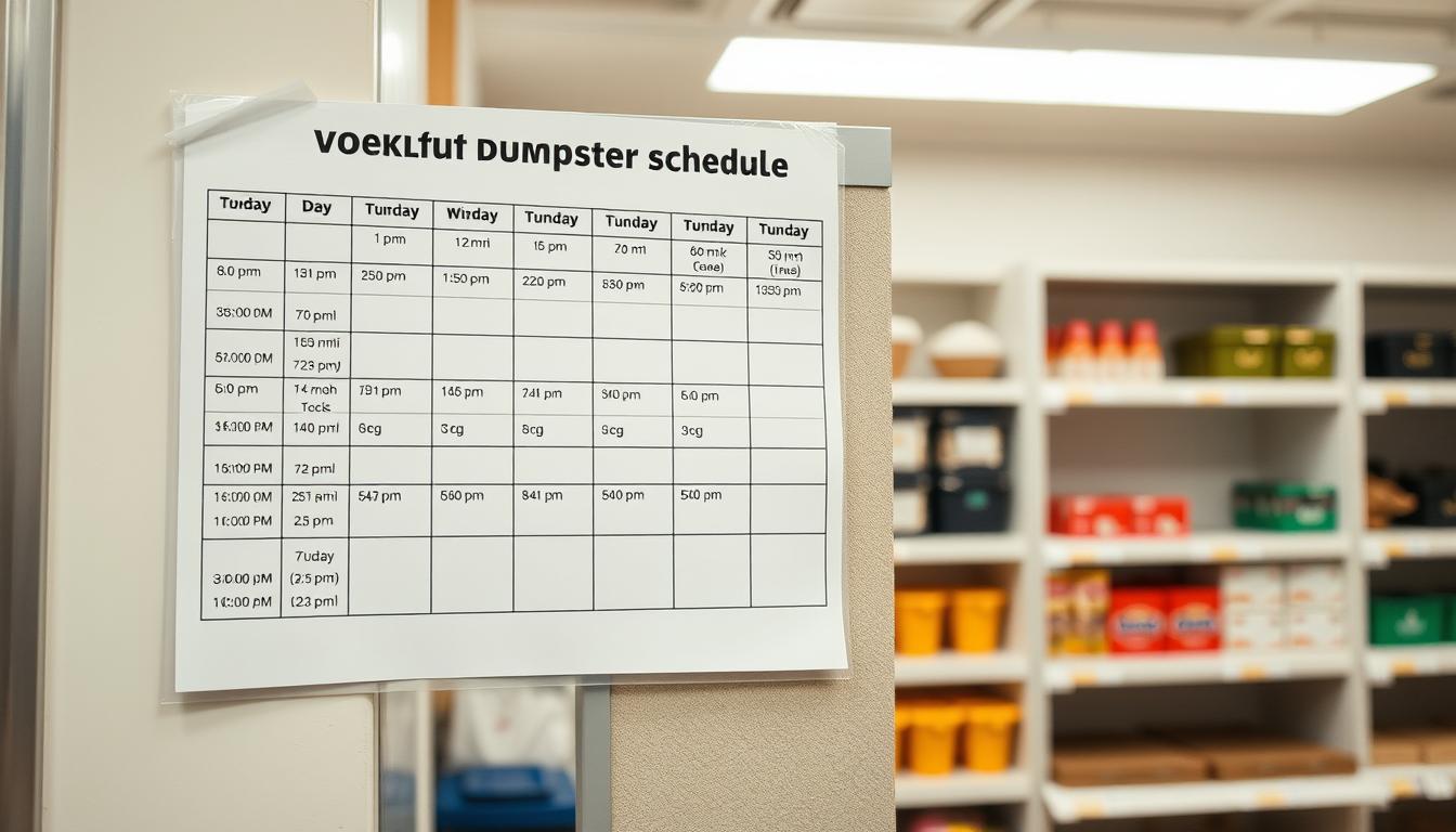 You are currently viewing Dumpster Schedule Tips: Best Times for Successful Diving