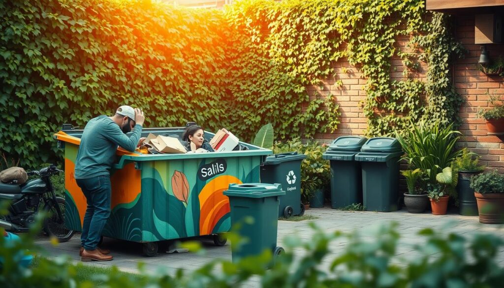eco-friendly dumpster diving