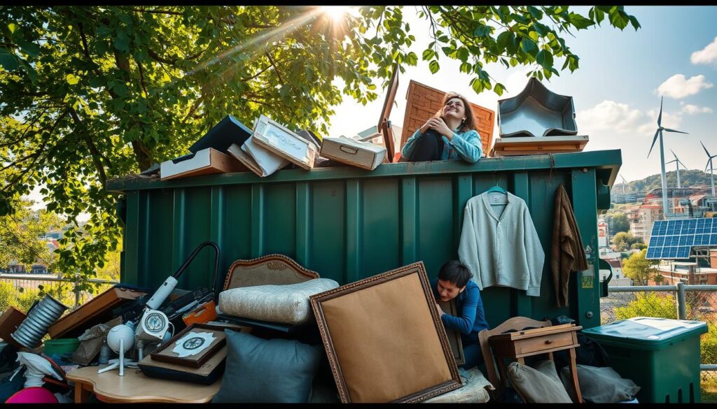 eco-friendly dumpster diving benefits