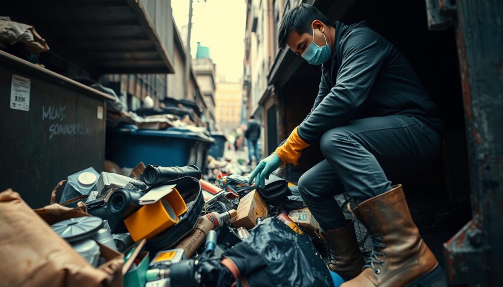 ethical dumpster scavenging safety
