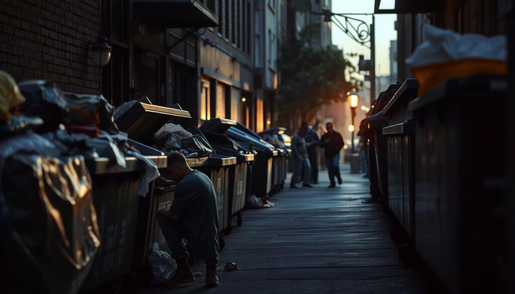 optimal dumpster diving times