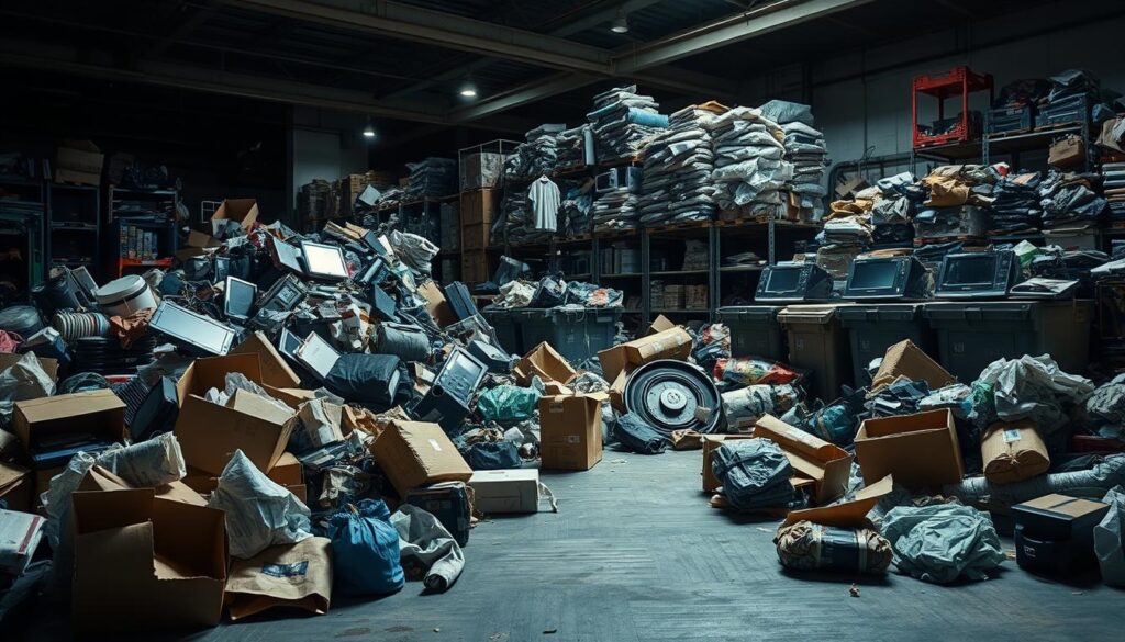 retail waste materials