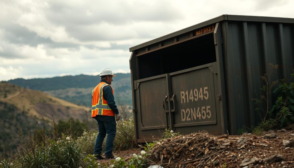 rural dumpster diving safety