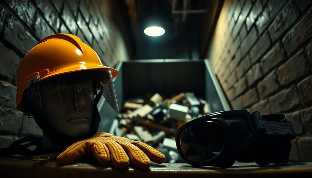 safe dumpster diving equipment