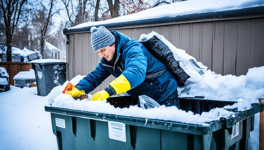 seasonal dumpster diving