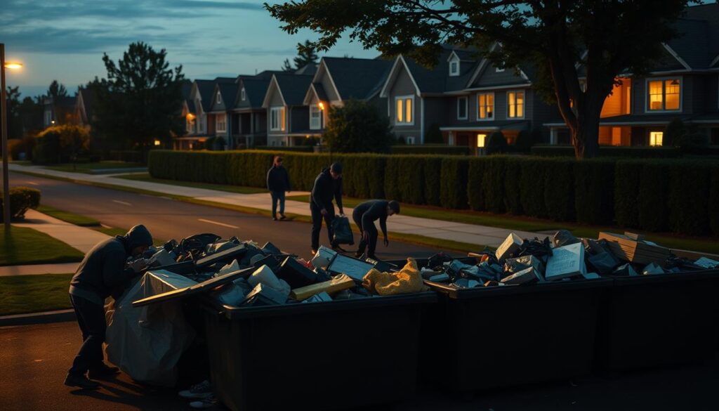 suburban dumpster diving locations